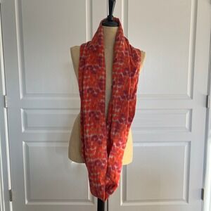 Vibrant Abstract Print Infinity Scarf Women's Cozy Fashion Accessory